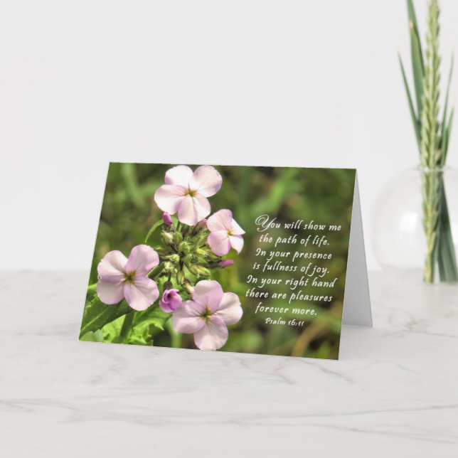 The Path of Life - Scripture Card (Front)