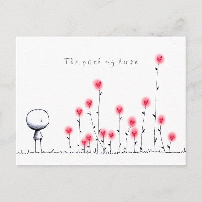 The path of love postcard (Front)