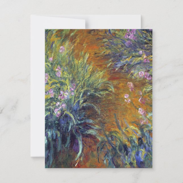 The Path Through the Irises by Claude Monet (Front)