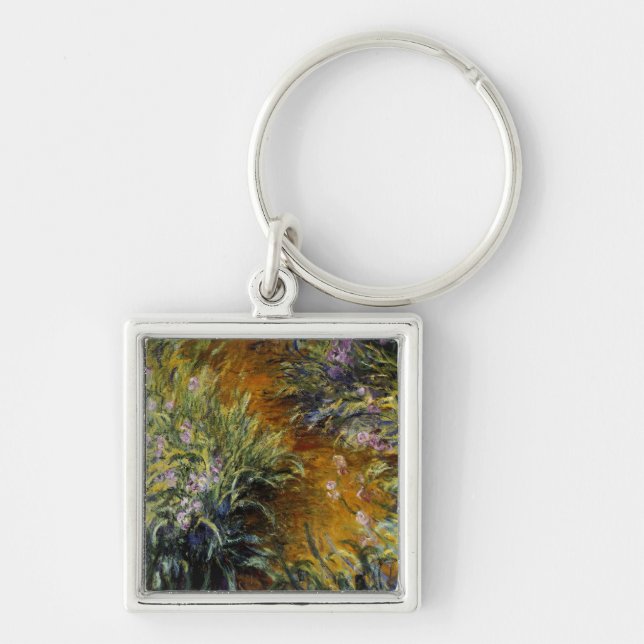 The Path Through the Irises Key Ring (Front)