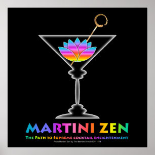 The Path to Cocktail Enlightenment Poster, Prints