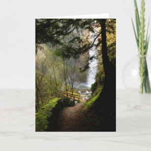 The Path to Latourell Falls Card