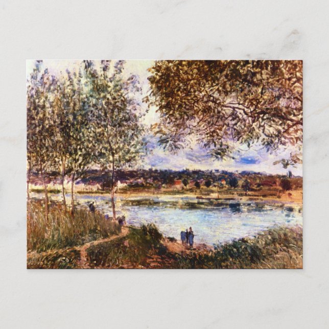 The Path to the Old Ferry, 1880 by Alfred Sisley Postcard (Front)