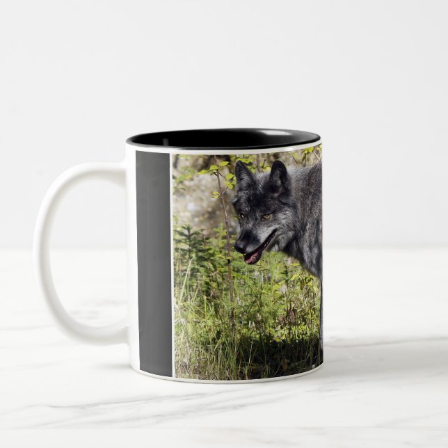 The Pathfinder Grey Wolf Mug (Left)