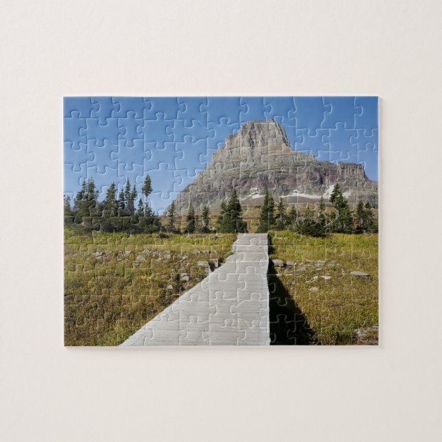 The pathway to the view of Hidden Lake Jigsaw Puzzle (Horizontal)