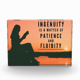 The Patience of Ingenuity - Inspirational Photo Block