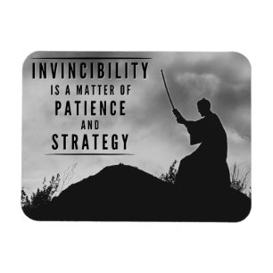 The Patience of Invincibility - Inspirational Magnet