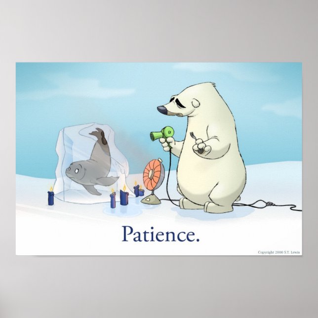 The Patient Polar Bear Poster (Front)