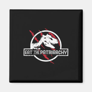 The Patriarchy Dinosaur Feminist Humour Saying  Magnet