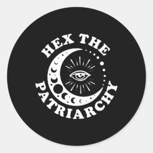 The Patriarchy Feminist Classic Round Sticker