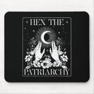 The Patriarchy Halloween Feminist Witch  Mouse Pad