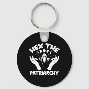 The Patriarchy Shirt Wicca Feminist Witch Key Ring