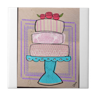 The Patterened Pastel Tower Ceramic Tile