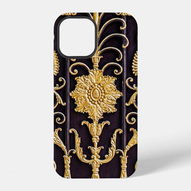 The pattern on metallic gate iPhone case (Back)