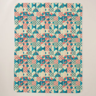 the pattern sherpa blanket