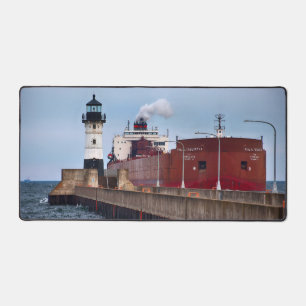 The Paul R Tregurtha Ship Lake Superior Desk Mat