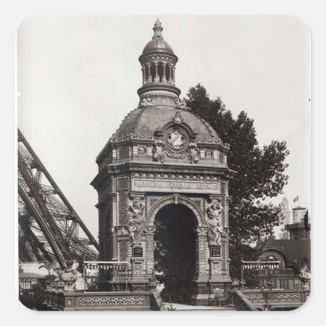 The Pavilion Perrusson Square Sticker (Front)