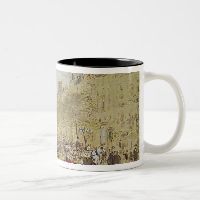 The Pavillon de Hanovre Two-Tone Coffee Mug (Right)