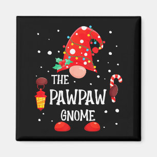 The Pawpaw Gnome Matching Family Christmas Gnome P Magnet