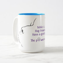 The Pawsome Life French Bulldog Silhouette Mug