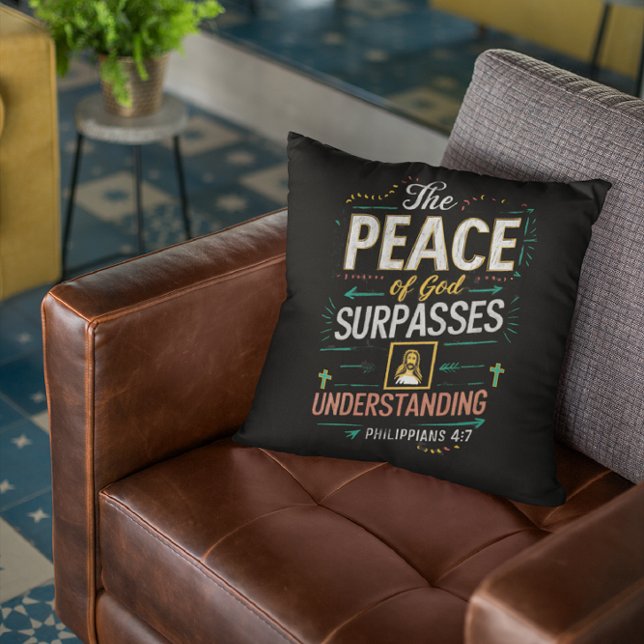The peace of God surpasses understanding. Cushion (Creator Uploaded)