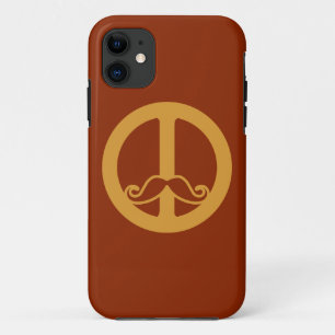 The Peace Stache custom iPhone case