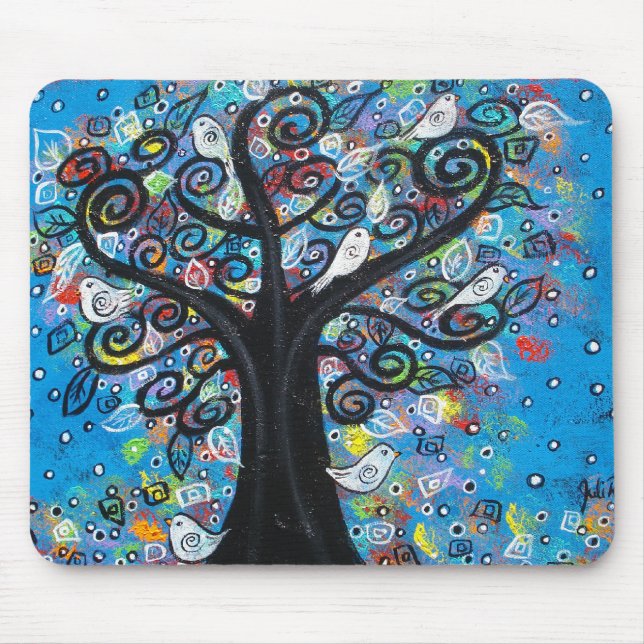 The Peace Tree Mouse Pad (Front)