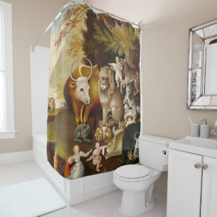 The Peaceable Kingdom Shower Curtain