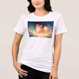 The Peaceful Fox Realm Tri-Blend Shirt