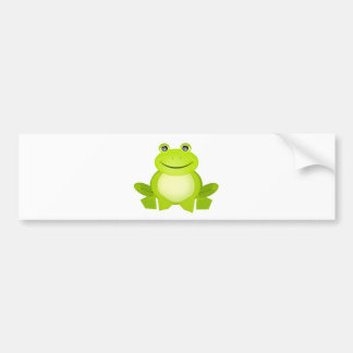 The Peaceful Frog Bumper Sticker