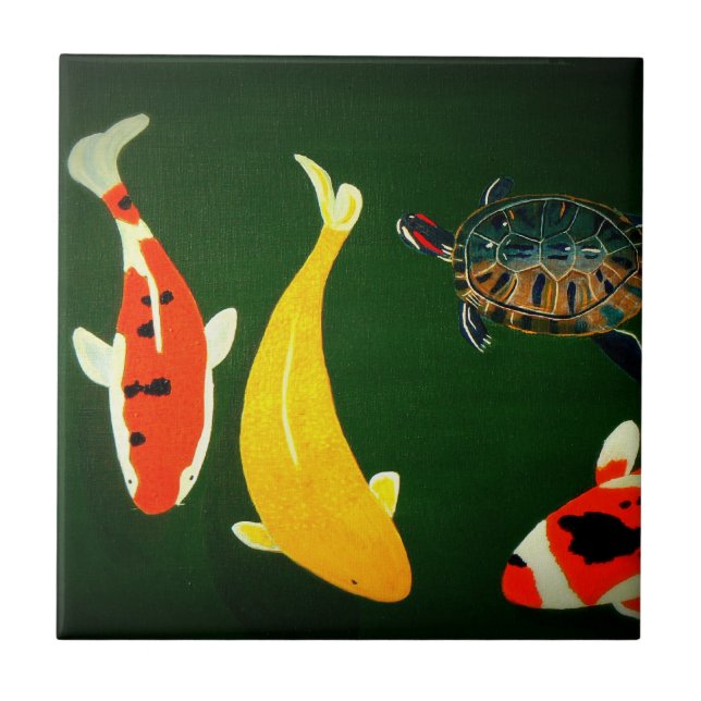 The Peaceful Pond Tile (Front)