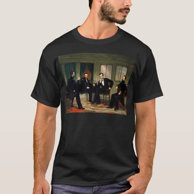 The Peacemakers by George Peter Alexander Healy T-Shirt (Front)