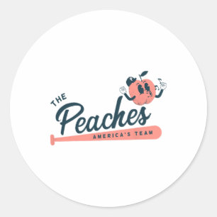 The Peaches - Softll And Sell Custom Jersey Classic Round Sticker