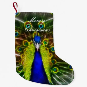 The Peacock Dreamcatcher Small Christmas Stocking