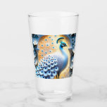 The peacock is a brightly coloured bird that is kn glass<br><div class="desc">The peacock is a brightly coloured bird that is known for its beauty. Peacocks are native to Asia and their feathers are used in many different cultures for everything from decorations to clothing. The peacock is a symbol of beauty,  grace,  and quality.</div>