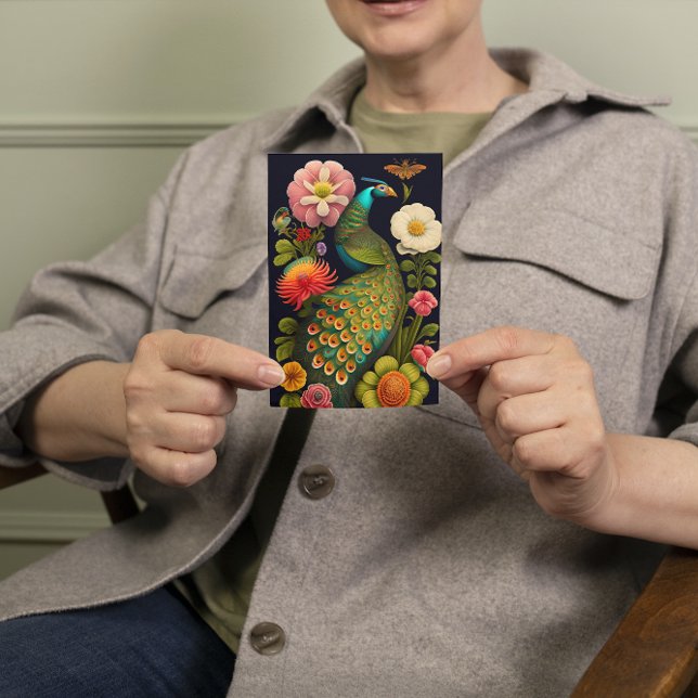 The Peacock | Modern Haeckel Custom Card (Creator Uploaded)