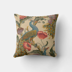 The Peacock Pattern Art Nouveau 1890 Cushion