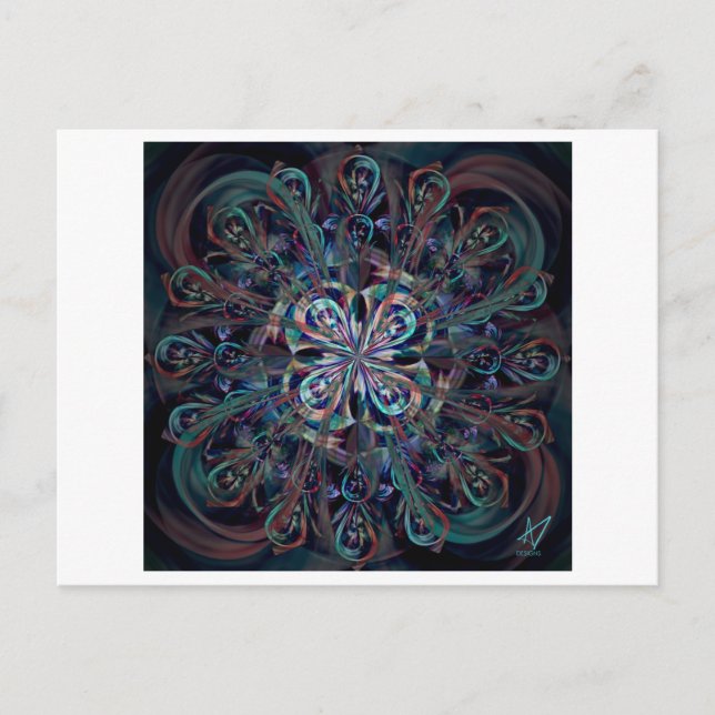 The Peacock Postcard (Front)