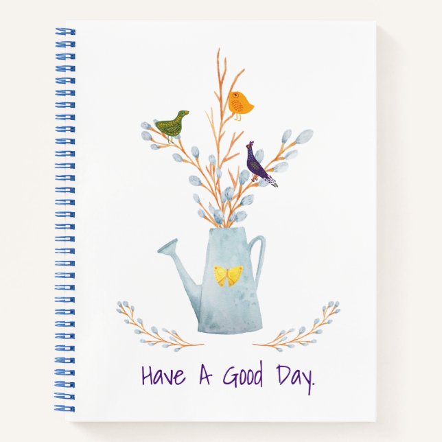 The Peacock, The Duck And The Chick Notebook (Front)