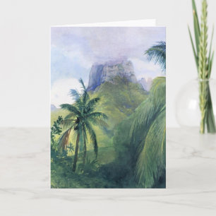 'The Peak of Mauna Roa' - John LaFarge Card