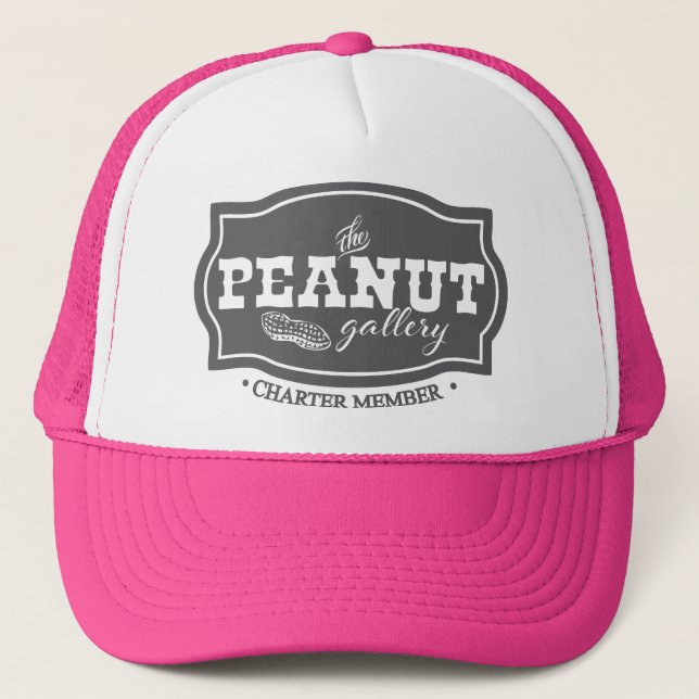 The Peanut Gallery, Charter Member, Trucker Hat (Front)