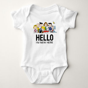 The Peanuts Gang   Baby Shower  'm New Here Bodysuit