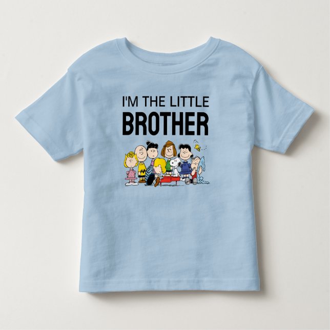 The Peanuts Gang | I'm The Little Brother Toddler T-Shirt (Front)