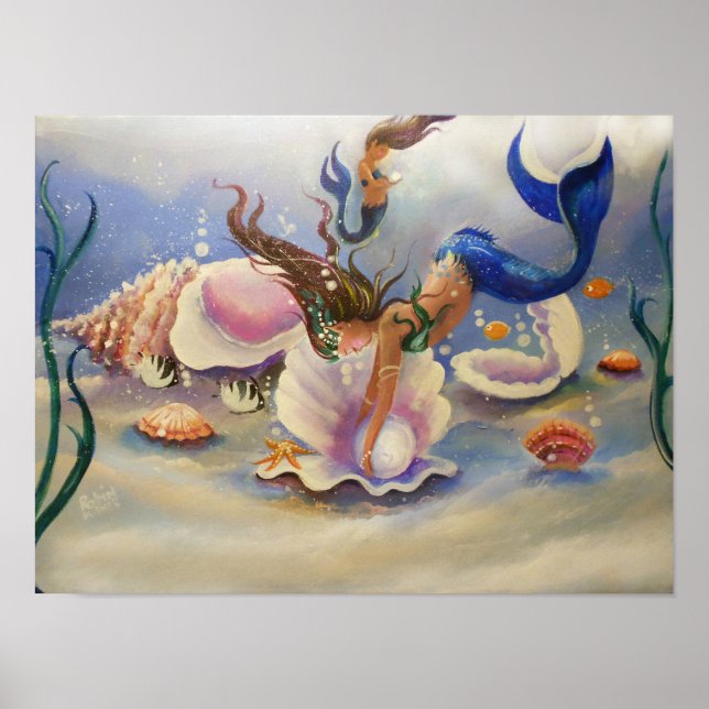 The Pearl Hunters, Mermaids Poster (Front)