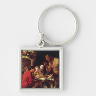 The Peasants and the Satyr Key Ring
