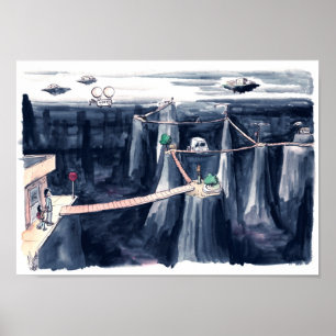 The pedestrian experience in the USA Poster
