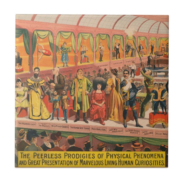 The Peerless Prodigies Of Physical Phenomena Ceramic Tile (Front)