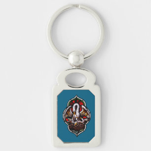 The Pelican as a Christian Symbol Key Ring