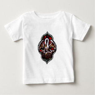 The Pelican in Her Piety Eucharistic Symbol Baby T-Shirt