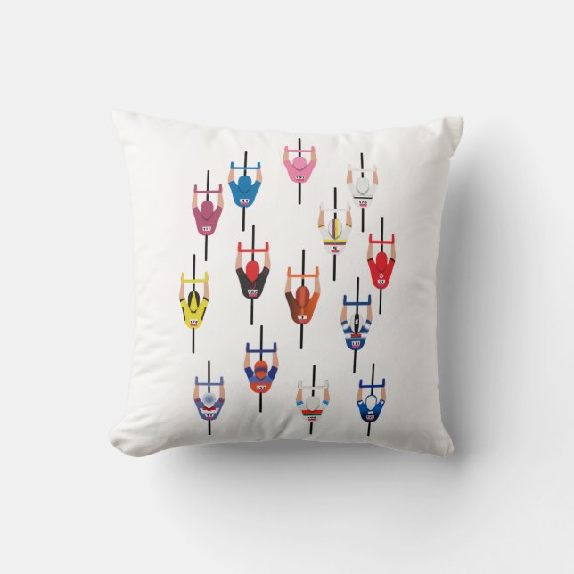 The Peloton | Cyclists   Cushion (Front)